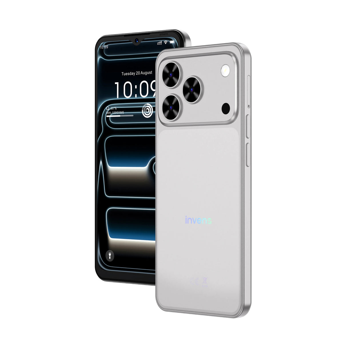 invens Note 18 Arctic Silver back view