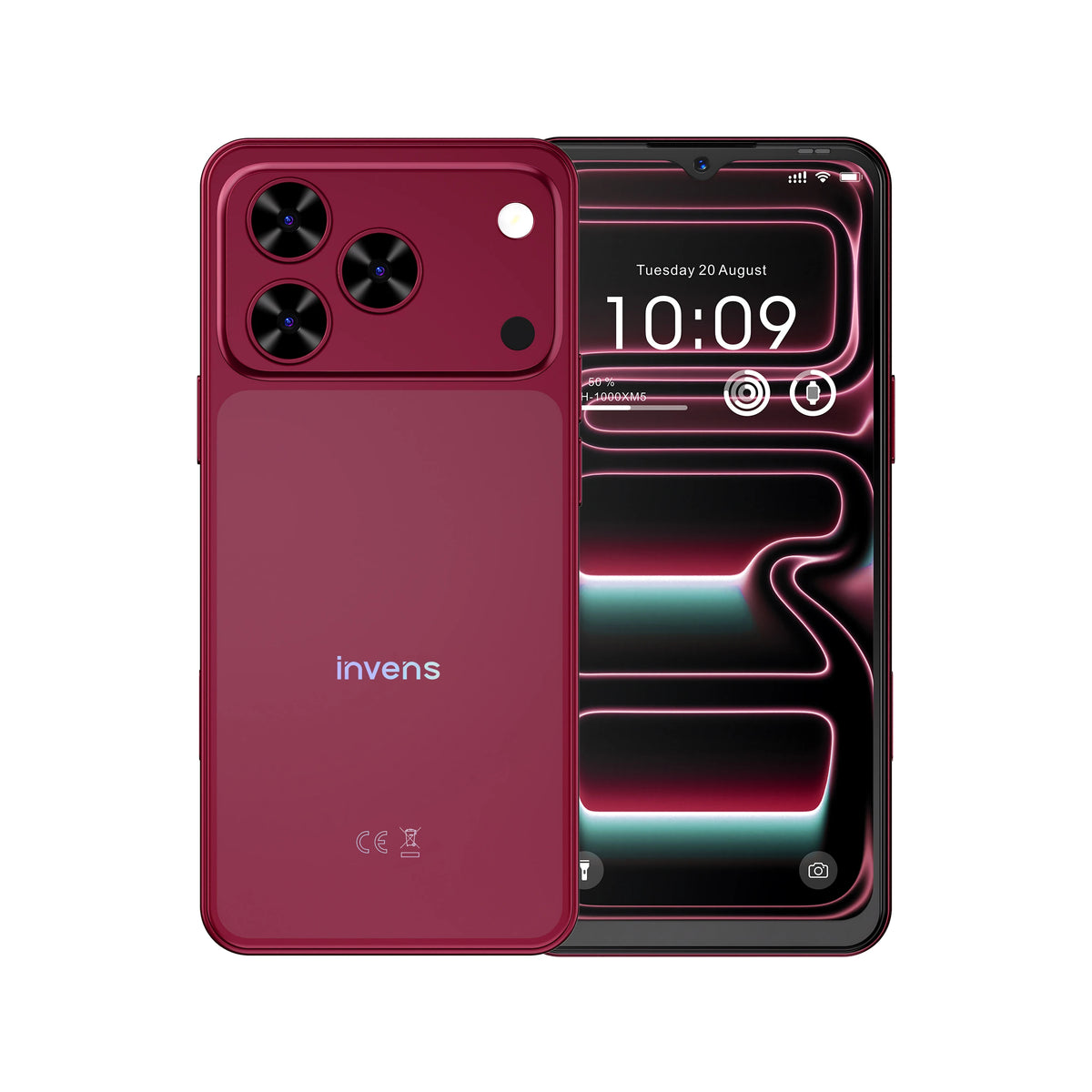 invens Note 18 Wine Red